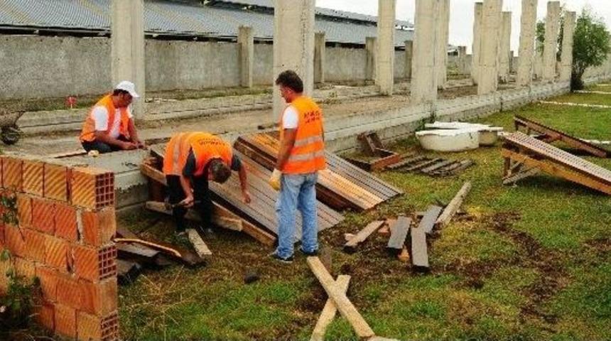 Atakum&rsquo;da Kurban Pazar Yeri Hazırlığı