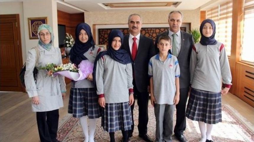 &Ouml;ğrencilerden Başkan Aydın&rsquo;a Ziyaret