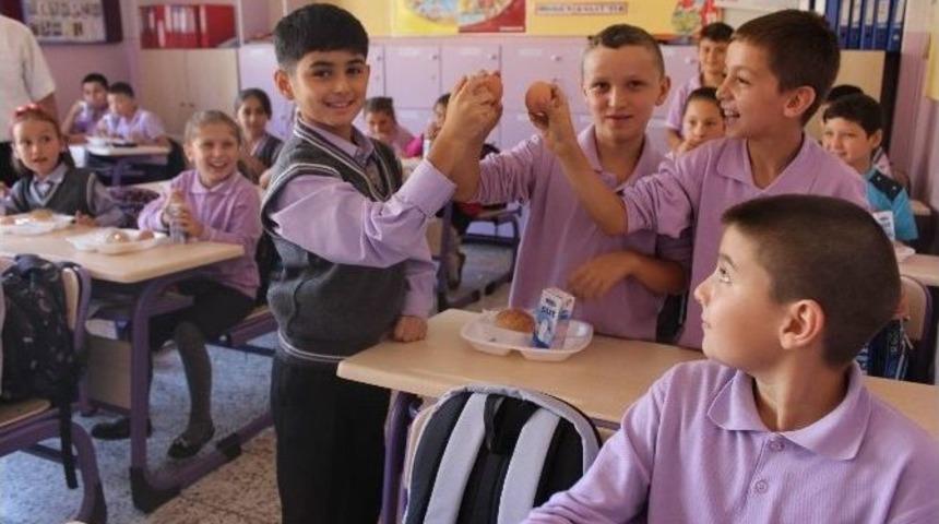 Halk Sağlığından Minik &Ouml;ğrencilere Sağlıklı Yaşam Kahvaltısı