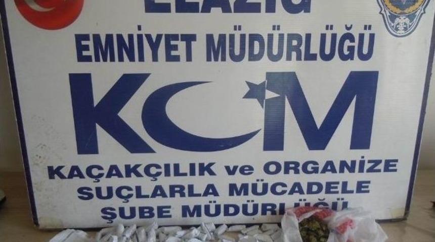 Elazığ&rsquo;da Ka&ccedil;ak Sigara Ve Uyuşturucu Operasyonu