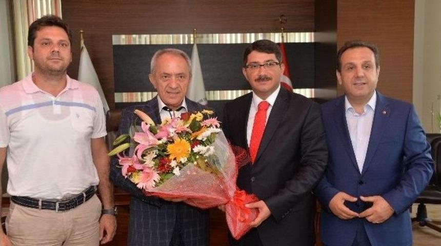 Başkan &Ccedil;elik&rsquo;ten, Coşkun&rsquo;a Ziyaret