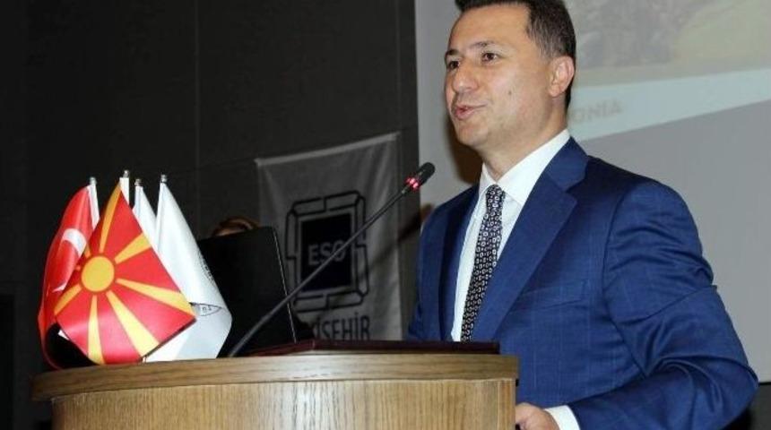 Makedonya Cumhuriyeti Başbakanı Gruevski Eskişehir&rsquo;de