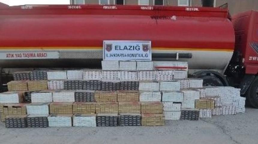 Tankerin İ&ccedil;inden 92 Bin Paket Ka&ccedil;ak Sigara &Ccedil;ıktı