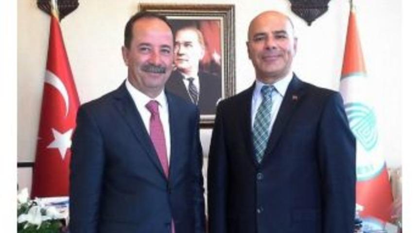Vali Yardımcısı &Ouml;zkan&rsquo;dan, Belediye Başkanı G&uuml;rkan&rsquo;a Veda Ziyareti