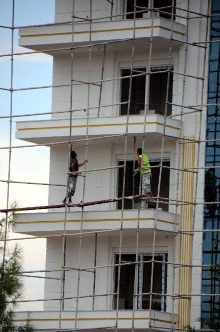 İnşaatlarda Tehlikeli İşçilik Devam Ediyor G3