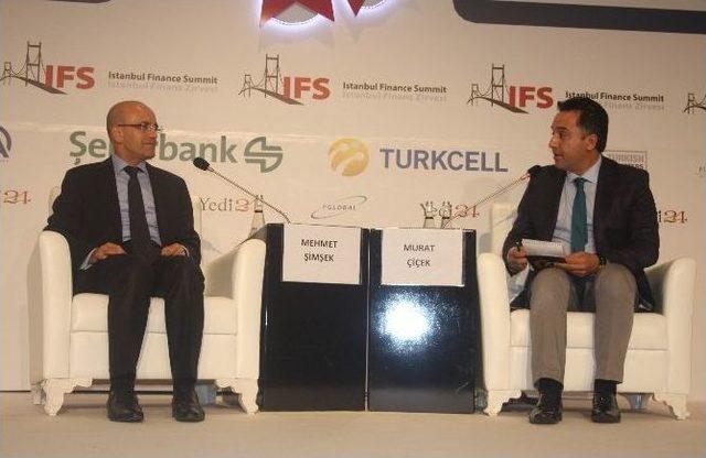 Maliye Bakanı Şimşek İstanbul Finans Zirvesinde Konuştu