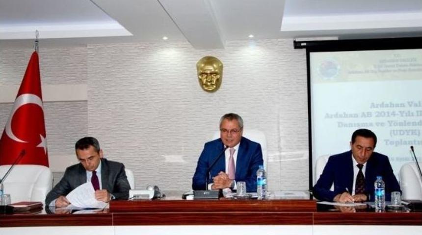 Proje İzleme Toplantısı Vali Deniz Başkanlığında Yapıldı