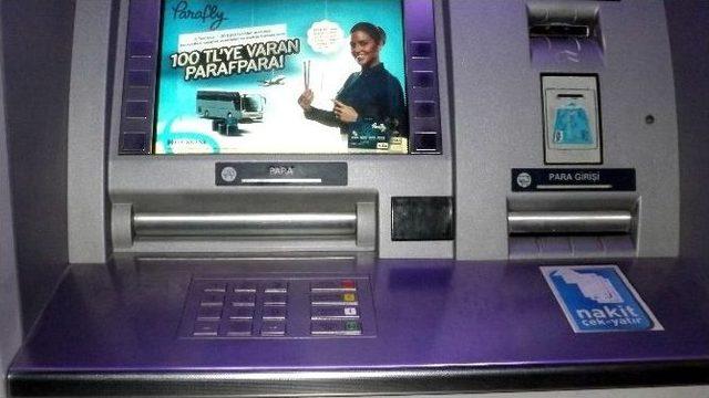 (özel Haber) Bursa’da Atm’ye Yapışkanlı Düzenek