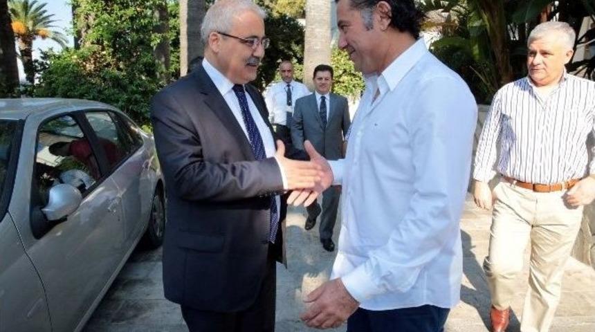 Vali G&uuml;ven&ccedil;er&rsquo;den Başkan Kocadon&rsquo;a Veda Ziyareti