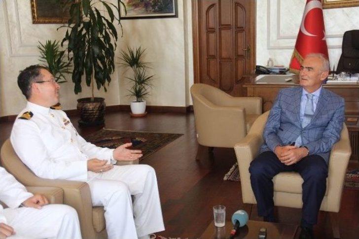 Komutanlardan Başkan Yılmaz’a Ziyaret G1