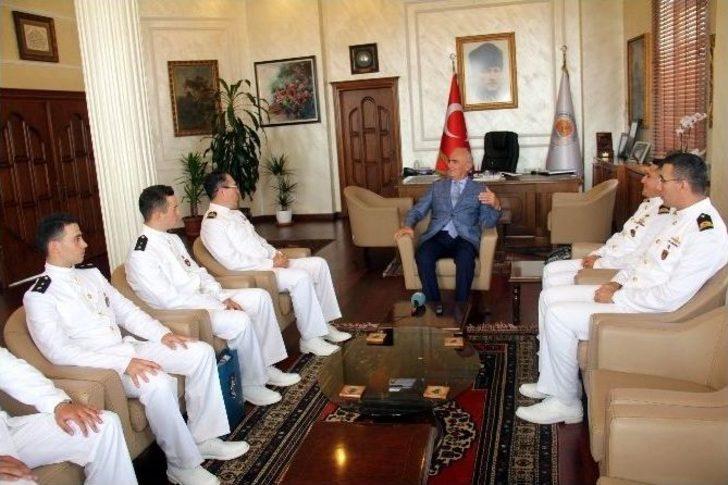 Komutanlardan Başkan Yılmaz’a Ziyaret G2