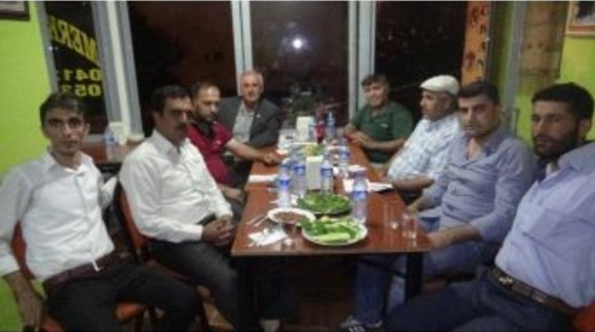 Kızılay Kulp Şubesi &Uuml;yeleri Yemekte Bir Araya Geldi