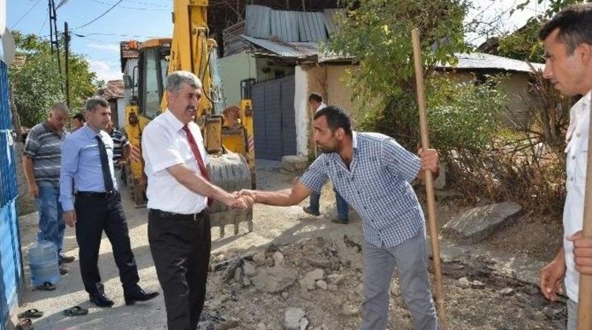 Başkan Uğur Polat, Yol &Ccedil;alışmalarını Yerinde İnceledi