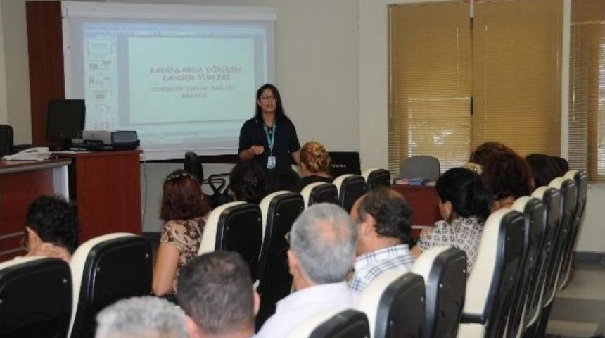 Yenişehir&rsquo;de Kanser Bilgilendirme Toplantısı