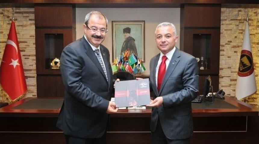 Kaymakam Turan&rsquo;dan Gso&rsquo;ya Veda Ziyareti