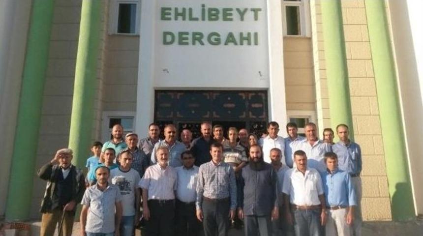 &Ccedil;erkezk&ouml;y Belediye Başkanı Vahap Akay, Ehli Beyt Dergahı&rsquo;nı Ziyaret Etti