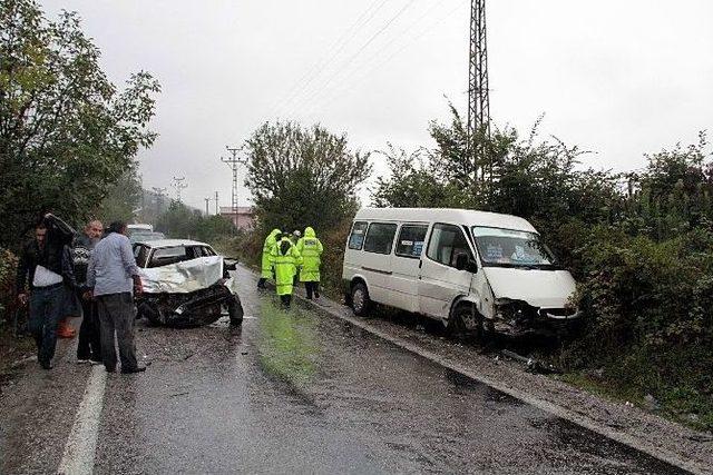 Samsun’da Trafik Kazası: 1 Ölü, 4 Yaralı