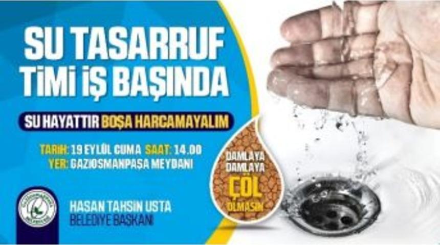 Gaziosmanpaşa&rsquo;da &ldquo;su Tasarrufunu Yağmur Yağarken Yapalım&rdquo; Etkinliği