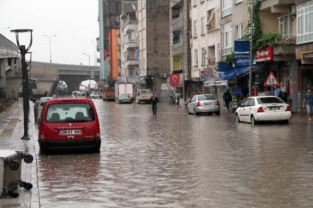 Samsun&rsquo;da Sağanak