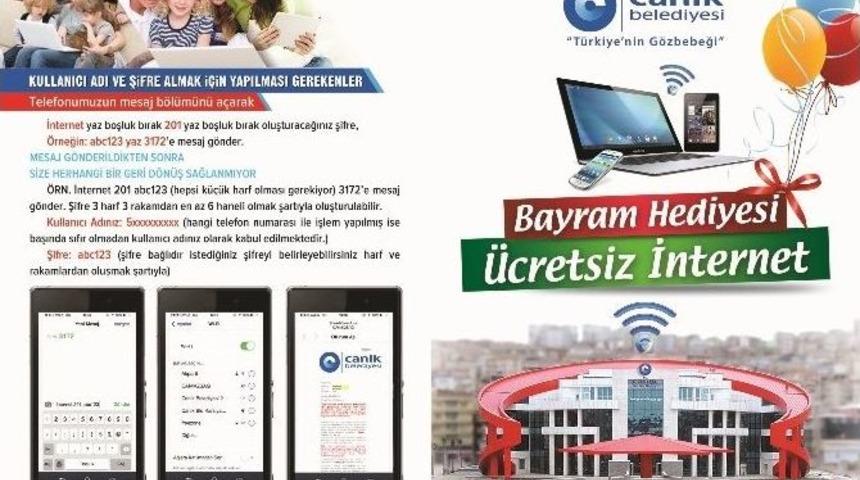 Bu İl&ccedil;ede İnternet Bedava