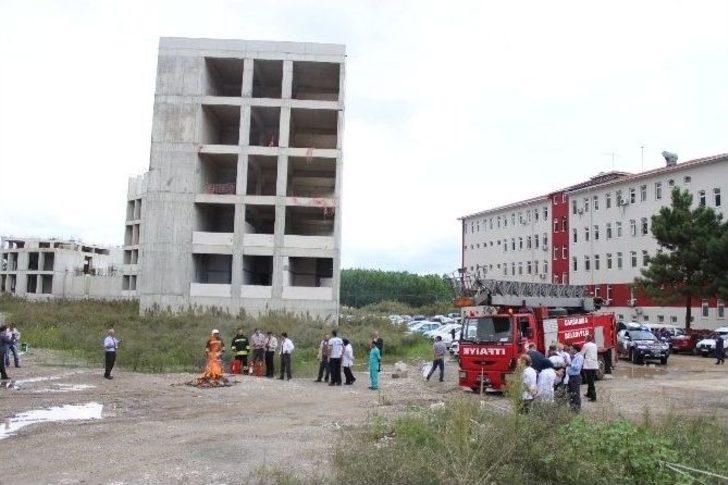 Çarşamba Devlet Hastanesi’nde Tatbikat G2