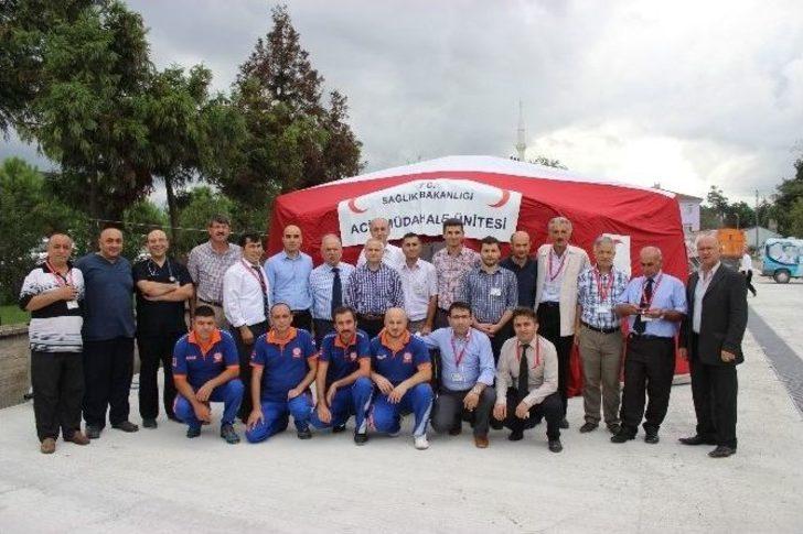 Çarşamba Devlet Hastanesi’nde Tatbikat G3