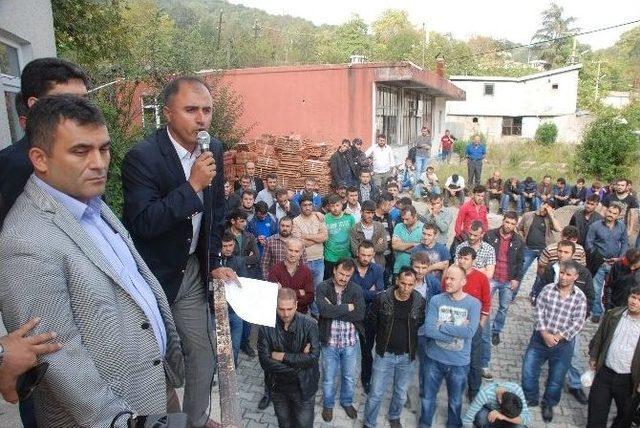 Ereğli’de Madencilerin İşten Çıkartılmasına Tepki