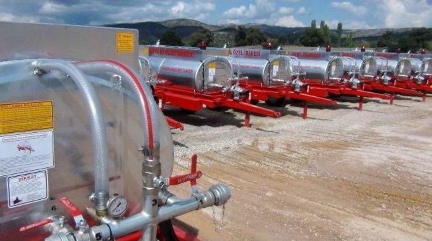 25 K&ouml;ye &Ccedil;ok Ama&ccedil;lı Yangın S&ouml;nd&uuml;rme Tankeri