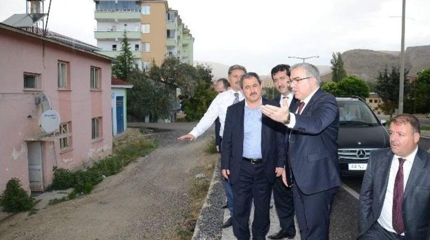 Toki Başkanı Erg&uuml;n Turan, Darende&rsquo;de İnceleme Yaptı