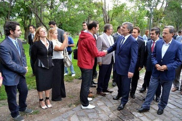 Abdullah Gül Agü’yü Ziyaret Etti