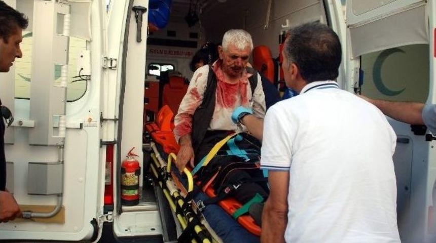 Şarampole U&ccedil;an Ara&ccedil;taki 2 Kişi Ağır Yaralandı