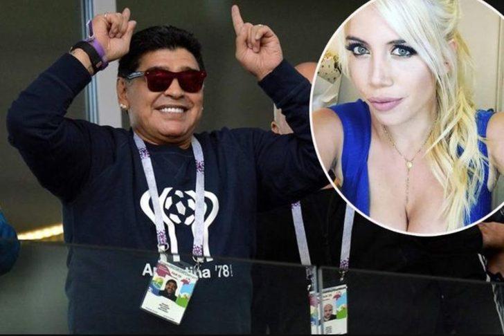 Wanda Nara ve Maradona'nın 12 yıl önce aşk yaşadığı iddia edildi!  G1
