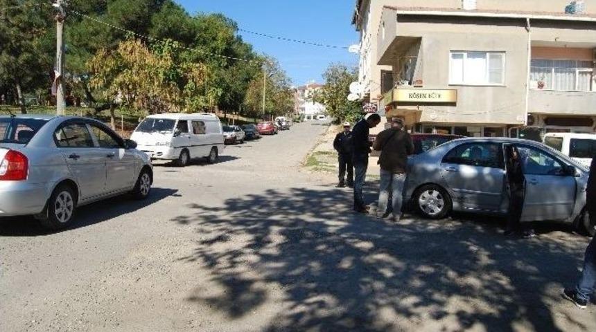 Tekirdağ&rsquo;da Maddi Hasarlı Trafik Kazası