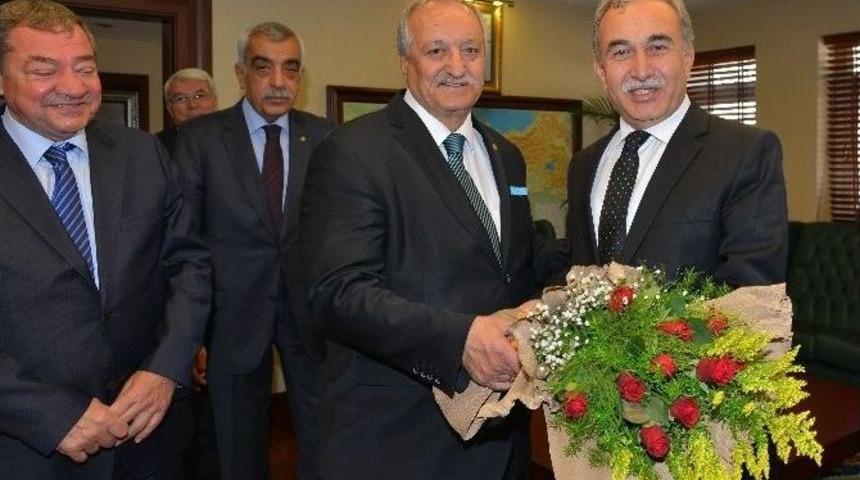 Amatör Spor Kulübü Federasyonu’ndan Vali Büyük’e Teşekkür Ziyareti