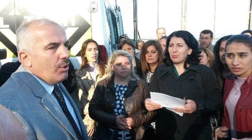 &Ccedil;ocukları Başka Okula Nakledilen Mudanyalı Velilerinden Eylem