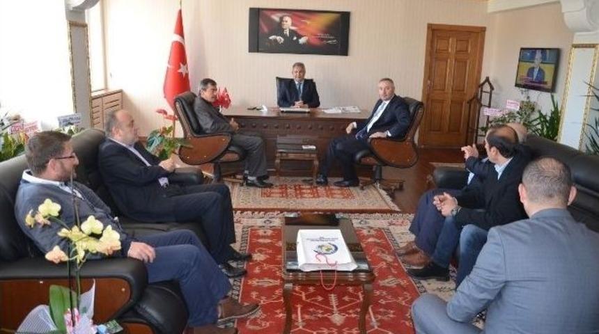 Borsadan Kaymakama Ziyaret