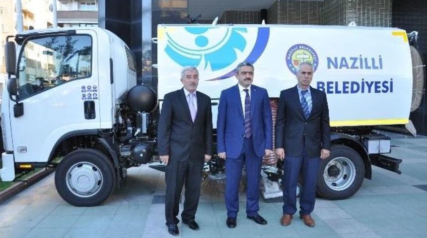 Nazilli&rsquo;de Cadde Ve Sokaklar Hijyenik Olarak Temizlenecek