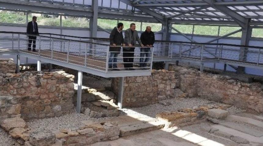 Başkan Baş, Hadrianoupolisi İnceledi