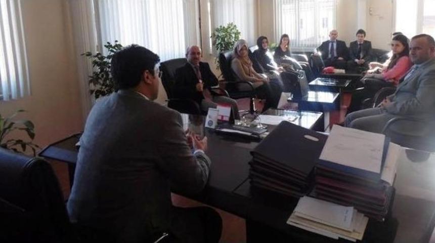 Aday &Ouml;ğretmenler Kaymakam Savran&rsquo;ı Ziyaret Etti