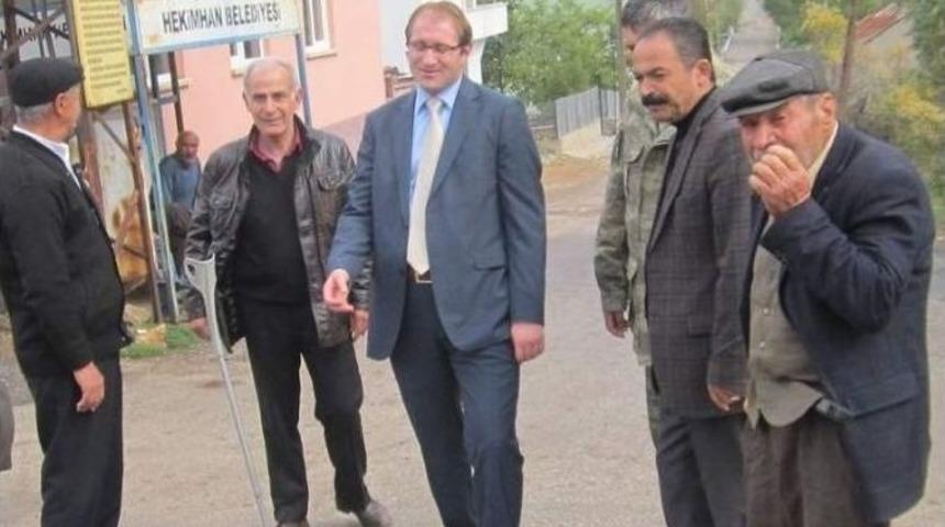 Kaymakam Hasan G&uuml;ndoğdu, Sorunları Yerinde Dinliyor