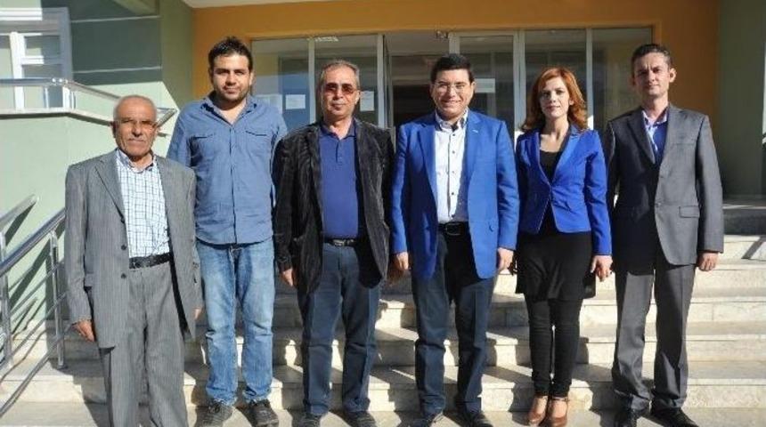 T&uuml;t&uuml;nc&uuml; Okul İnşaatında İncelemelerde Bulundu