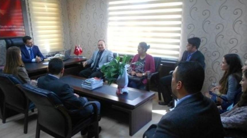 Aday &Ouml;ğretmenler Kaymakam Bedir&rsquo;e Ziyaret Etti