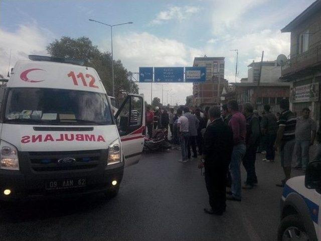 İncirliova’da Trafik Kazası; 1 Yaralı