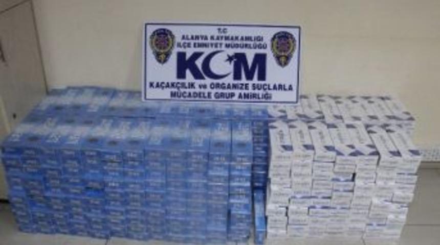 Alanya’da Gümrük Kaçağı 13 Bin 710 Paket Sigara Ele Geçirildi