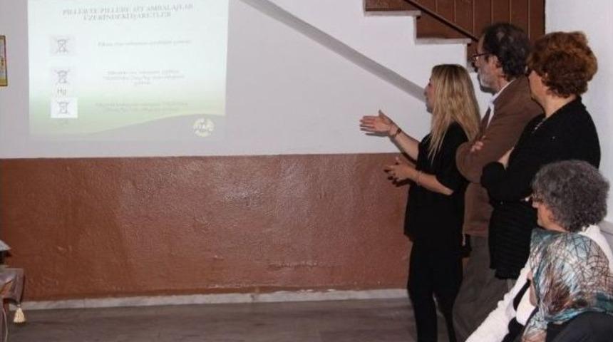 Sitelere Atık Pil Kumbarası Dağıtıldı