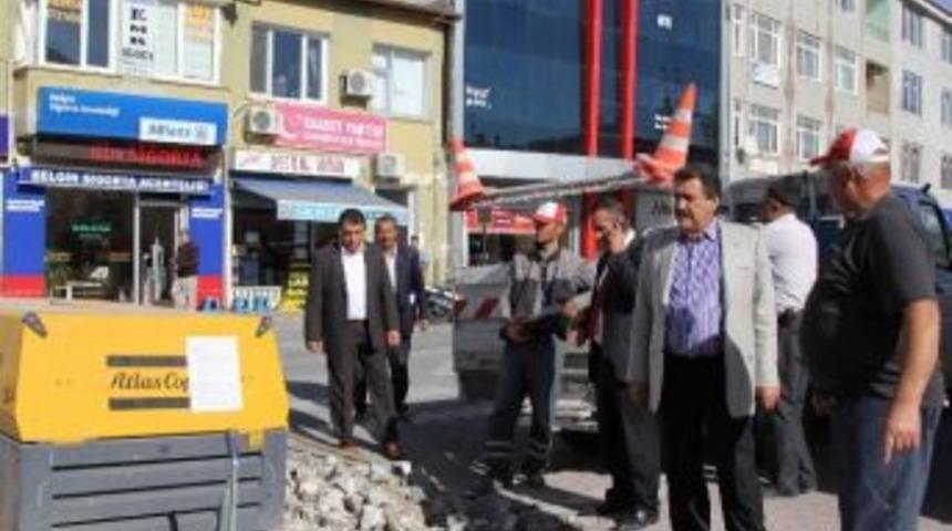 Cihanbeyli’de Sinyalizasyon Çalışması