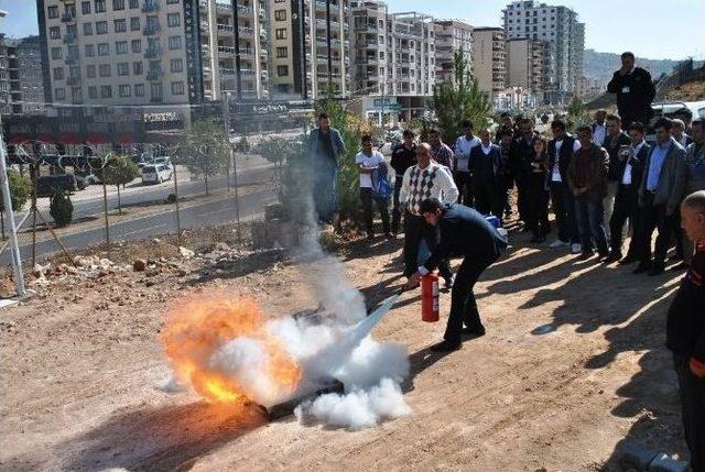 Mardin’de Dedaş Personeline Yangın Eğitimi