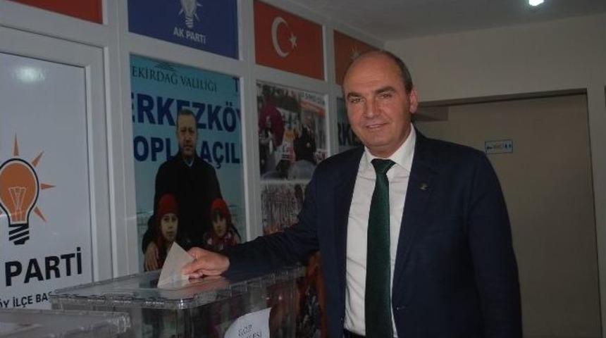 Ak Parti &Ccedil;erkezk&ouml;y İl&ccedil;e Delegeleri Belirlendi