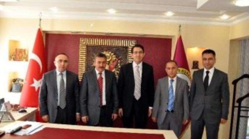 Konya Vergi Dairesi Başkanı &Uuml;nver&rsquo;den Başkan Tutal&rsquo;a Ziyaret