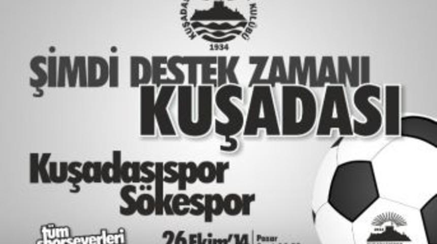 Kuşadasıspor Taraftarları, Pazar G&uuml;n&uuml; S&ouml;kespor İle Oynanacak Ma&ccedil;a Hazırlanıyor
